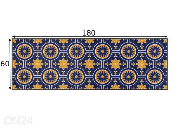 Matto Azulejo 60x180 cm mitat