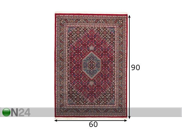 Matto Benares Bidjar 9 60x90 cm mitat