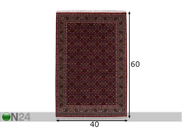 Matto Benares Herati 40x60 cm mitat