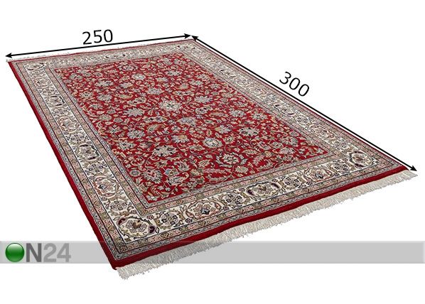 Matto Benares Isfahan 250x300 cm mitat