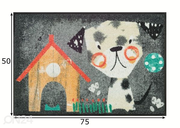 Matto BENNO 50x75 cm mitat