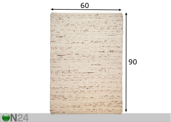 Matto Berberina Super 60x90 cm mitat