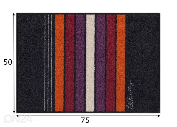 Matto Block Stripes 50x75 cm mitat