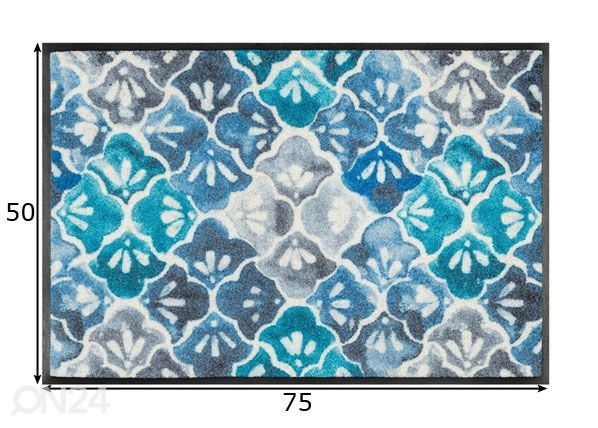 Matto Blue Ground 50x75 cm mitat