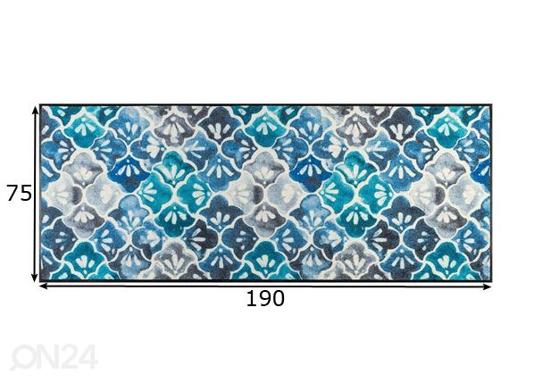 Matto Blue Ground 75x190 cm mitat