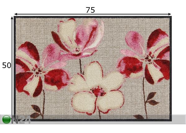 Matto Blumentanz new amour 50x75 cm mitat