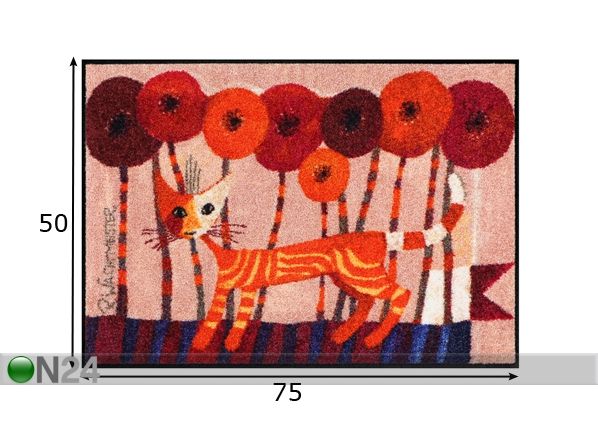 Matto CAROTINO 50x75 cm mitat