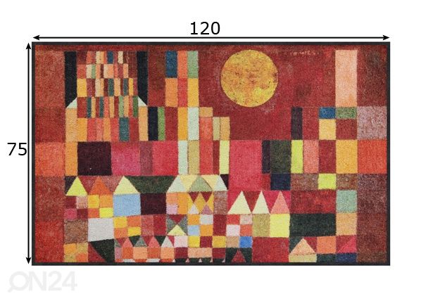 Matto Castle and Sun 75x120 cm mitat