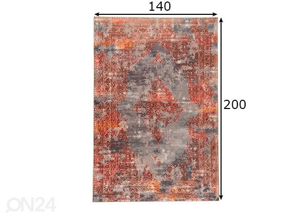 Matto Cecilia 140x200 cm mitat