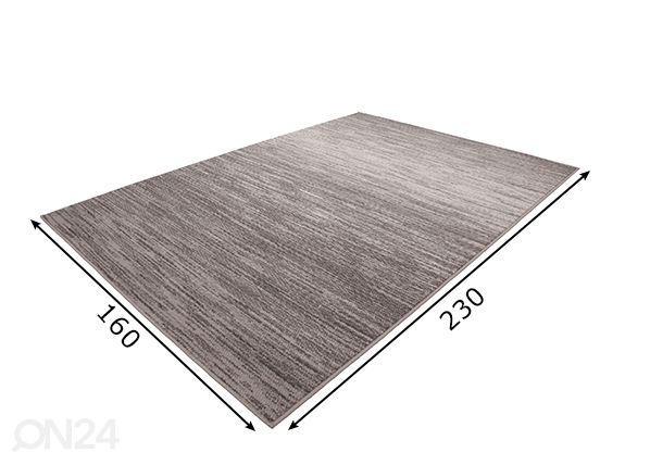 Matto Contempo Beige 160x230 cm mitat