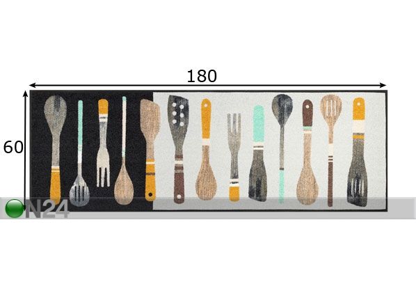Matto Cooking Tools 60x180 cm mitat