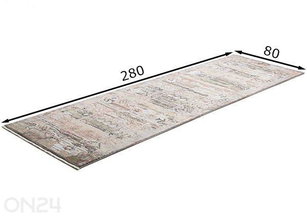 Matto Corduletta 80x280 cm mitat