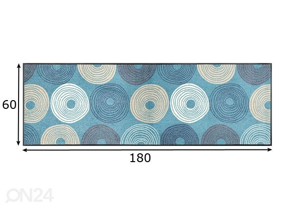 Matto CYCLONE 60x180 cm mitat