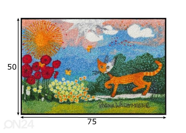 Matto DAISIES 50x75 cm mitat