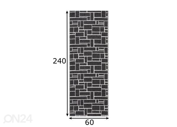 Matto DAMA 60x240 cm mitat