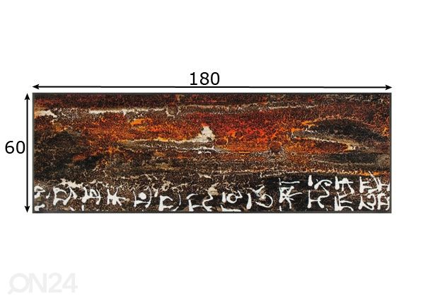 Matto Das Leben fasst Wurzeln 60x180 cm mitat