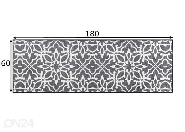 Matto Decorada 60x180 cm mitat