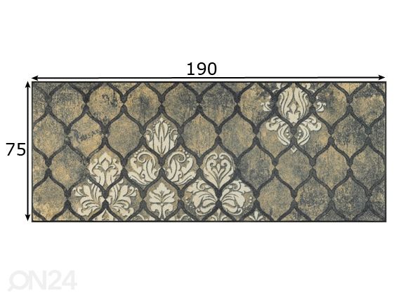 Matto Delano 75x190 cm mitat