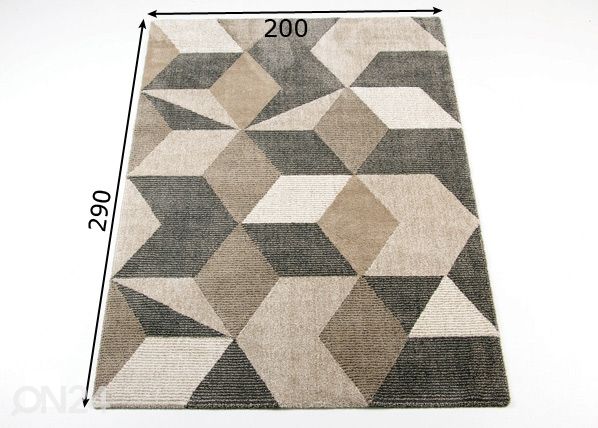 Matto DIAMOND 200x290 cm mitat
