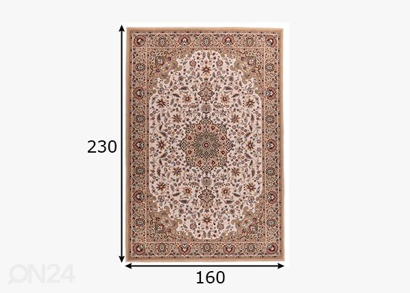 Matto Dolna, 160x230 cm beige mitat