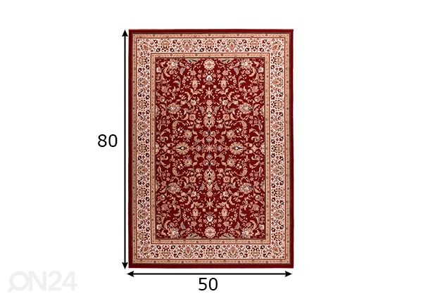 Matto Dolna, 50x80 cm punainen mitat