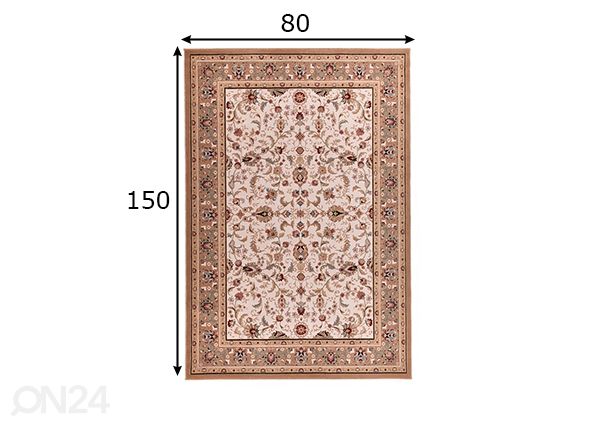 Matto Dolna, 80x150 cm beige mitat