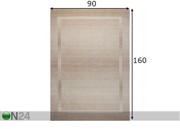 Matto Elegance 90x160 cm mitat