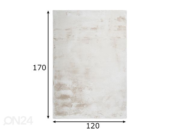 Matto Emotion Cream 120x170 cm mitat