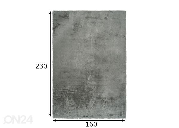 Matto Emotion Pastel Green 160x230 cm mitat
