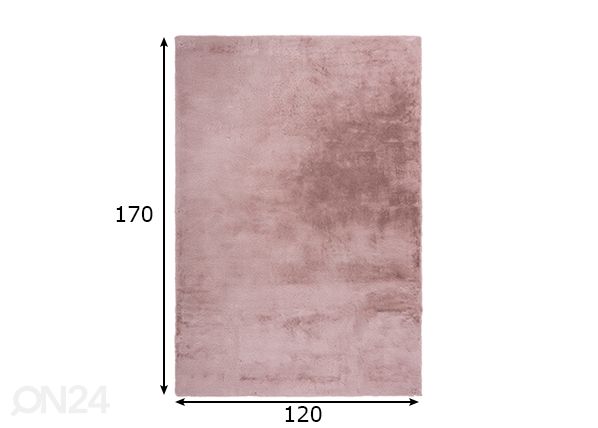 Matto Emotion Pastel Pink 120x170 cm mitat