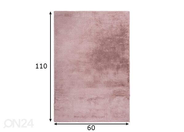Matto Emotion Pastel Pink 60x110 cm mitat