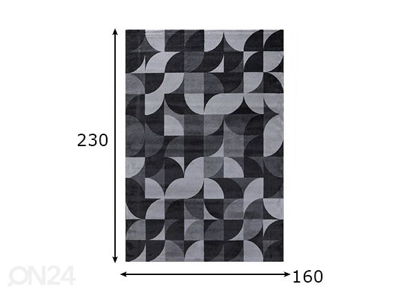 Matto Enjoy 160x230 cm mitat