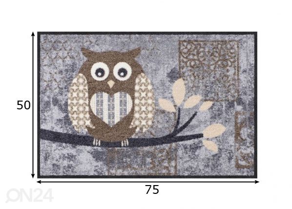 Matto EULE VINTAGE BETTY NATURE CHIC 50x75 cm mitat