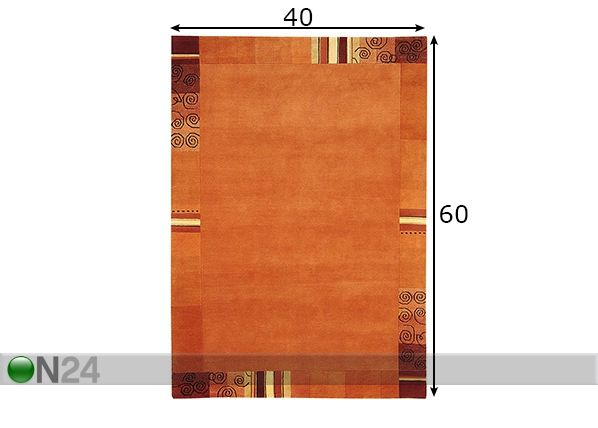 Matto Everest 40x60 cm mitat