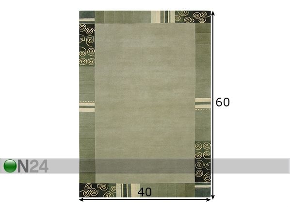 Matto Everest 40x60 cm mitat