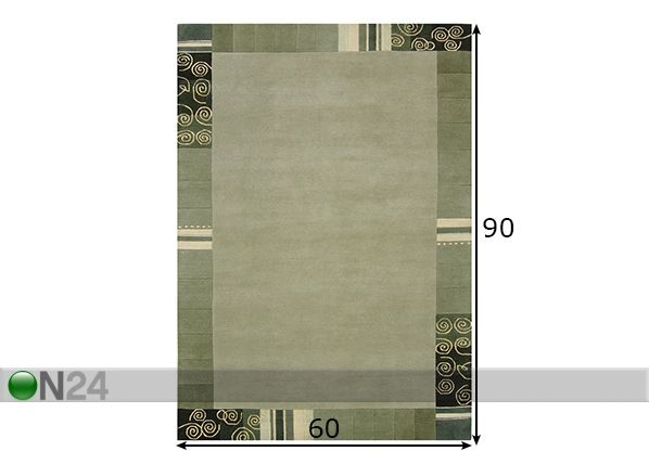 Matto Everest 60x90 cm mitat