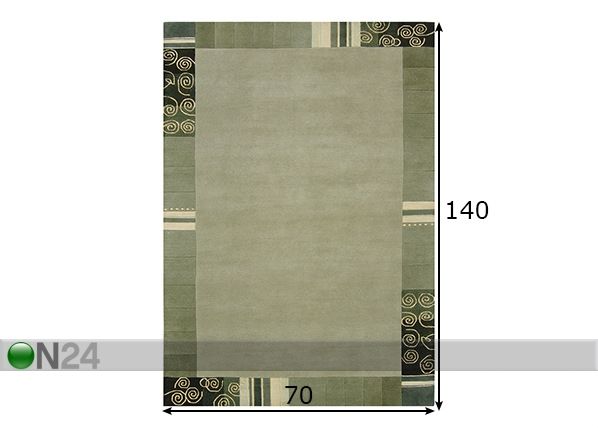 Matto Everest 70x140 cm mitat