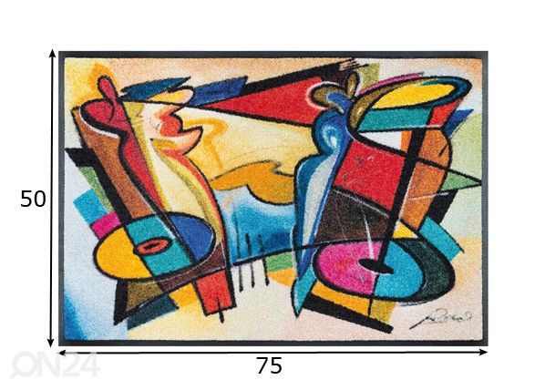 Matto FESTIVAL MOOD 50x75 cm mitat