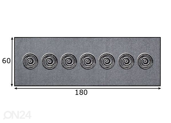 Matto FINN 60x180 cm mitat