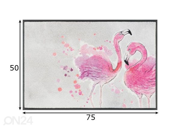 Matto FLAMINGO 50x75 cm mitat