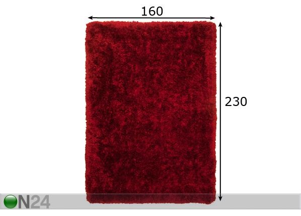 Matto FLOCATIC 160x230 cm mitat