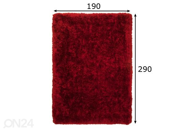 Matto FLOCATIC 190x290 cm mitat