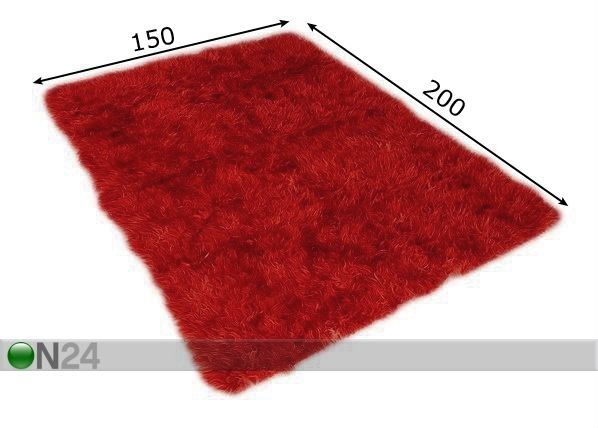 Matto FLOKATI 150x200 cm mitat