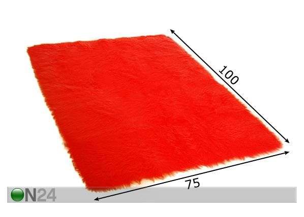 Matto FLOKATI FLUFFY 75x100 cm mitat