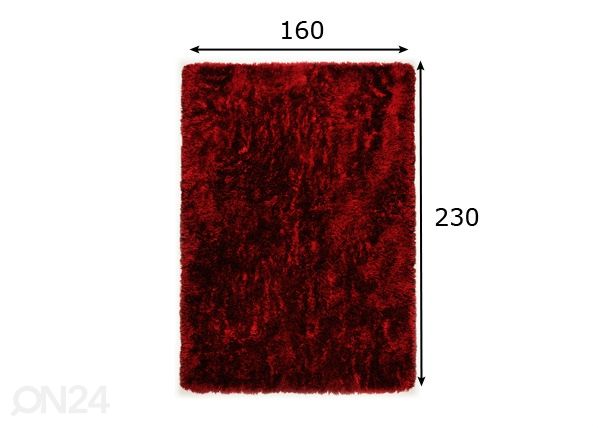 Matto Flokato 160x230 cm mitat