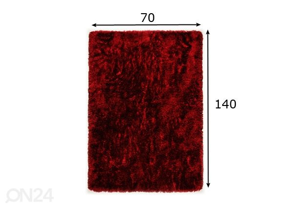 Matto FLOKATO 70x140 cm mitat