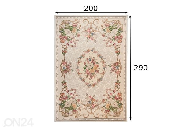Matto FLOMI FLORENCE 200x290 cm mitat