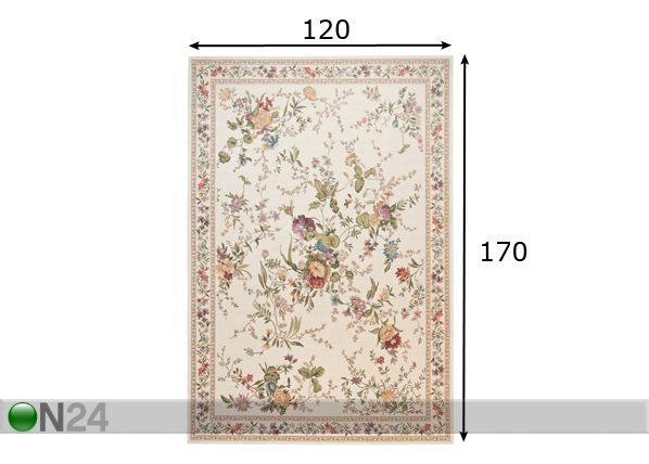 Matto Flomi Sagrini 120x170 cm mitat