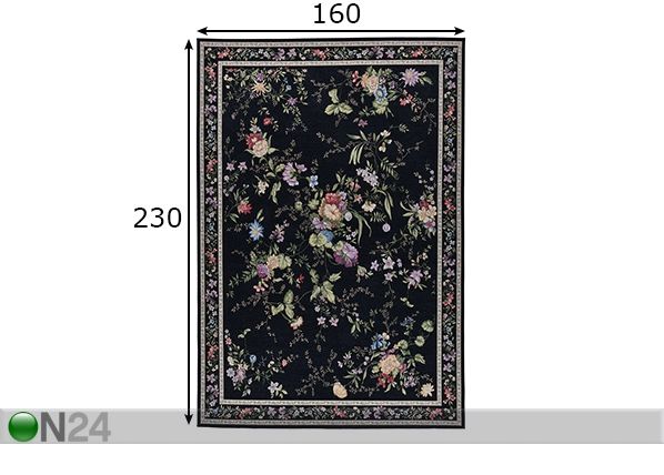 Matto Flomi Sagrini 160x230 cm mitat