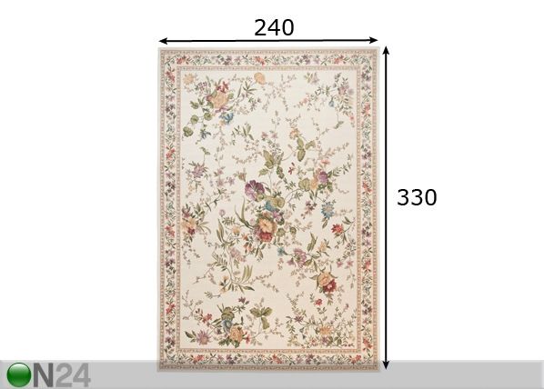 Matto Flomi Sagrini 240x330 cm mitat